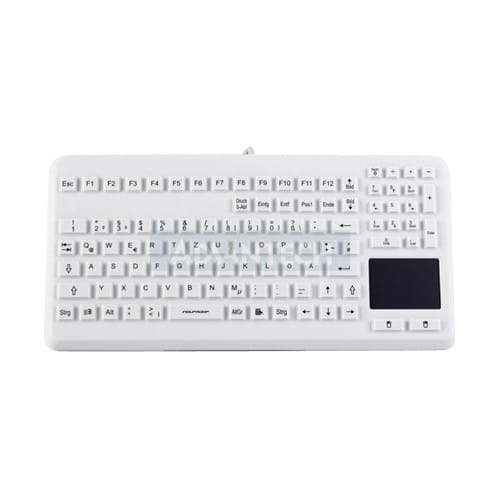 Medical Grade Keyboard is featured Antimicrobial, waterproof and with IP65 to IP68 standards. 