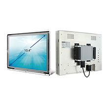 10.4” Intel Atom N2600 Open Frame Modular Panel PC