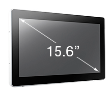 15.6" Touch Screen Computer with Intel<sup>®</sup> Pentium CPU